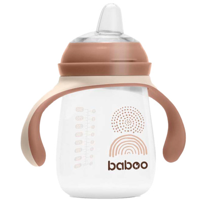 Кружка поильник Au Naturale с носиком 260 мл от 6 месяцев Baboo 8-023 1